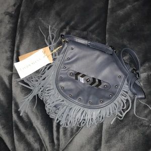 Across body, fringe purse